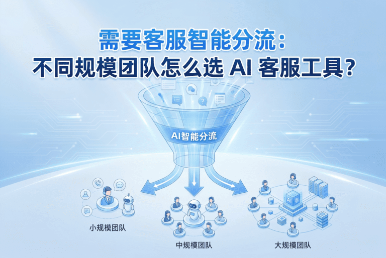 2026年AI客服选型：3类团队智能分流指南
