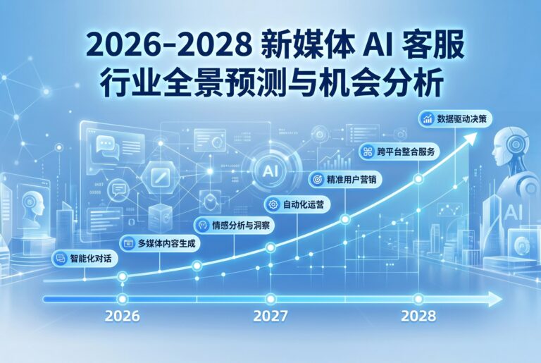 2026-2028 AI客服变革:3大机会与来鼓Pro的破局之道