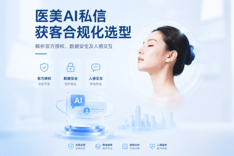 2026医美AI客服选型：合规性优先的3个关键审核项
