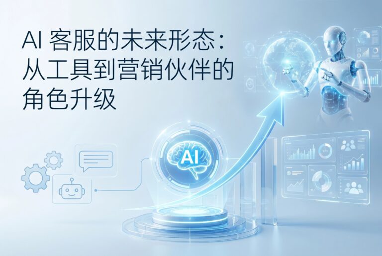2026 AI客服新范式:从工具到营销伙伴的3大角色升级