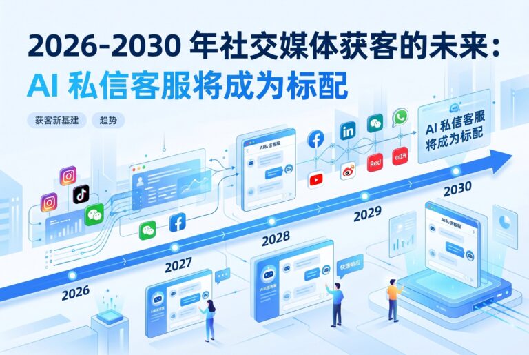 2026年社媒获客：3大理由揭秘AI私信客服必选