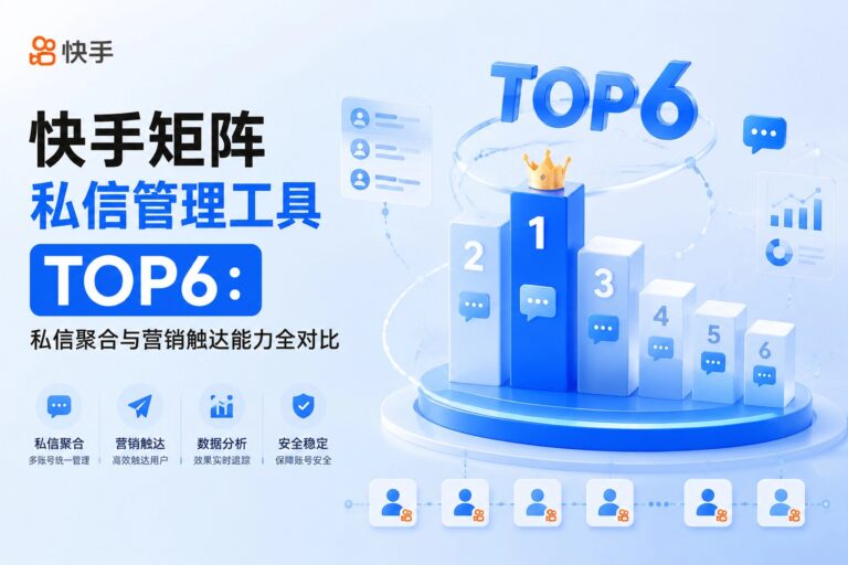 快手矩阵私信管理工具 TOP6：私信聚合与营销触达能力全对比