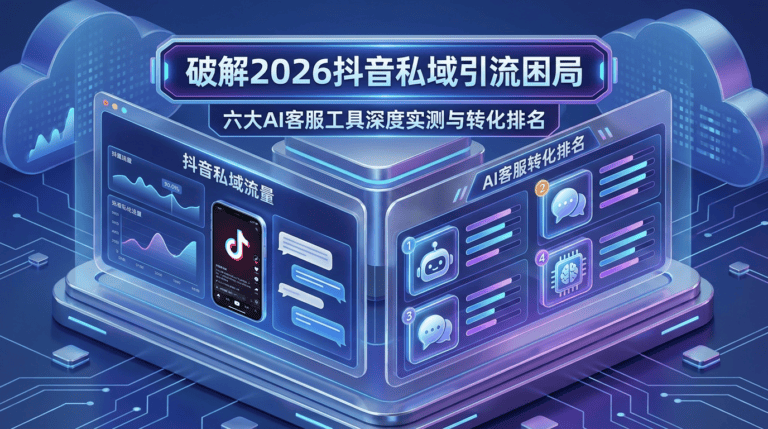 破解2026抖音私域引流困局：六大AI客服工具深度实测与转化排名