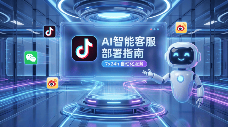 2026抖音AI私信客服部署全攻略:实现夜间无人值守与7×24h高效转化